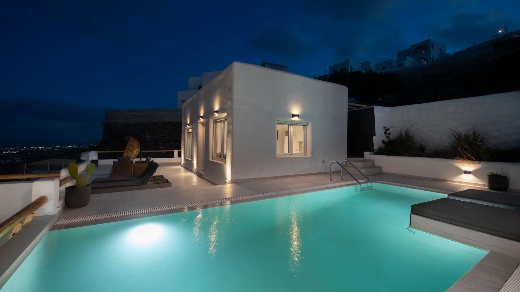 Dream Villa Santorini Vúrvulosz Kültér fotó