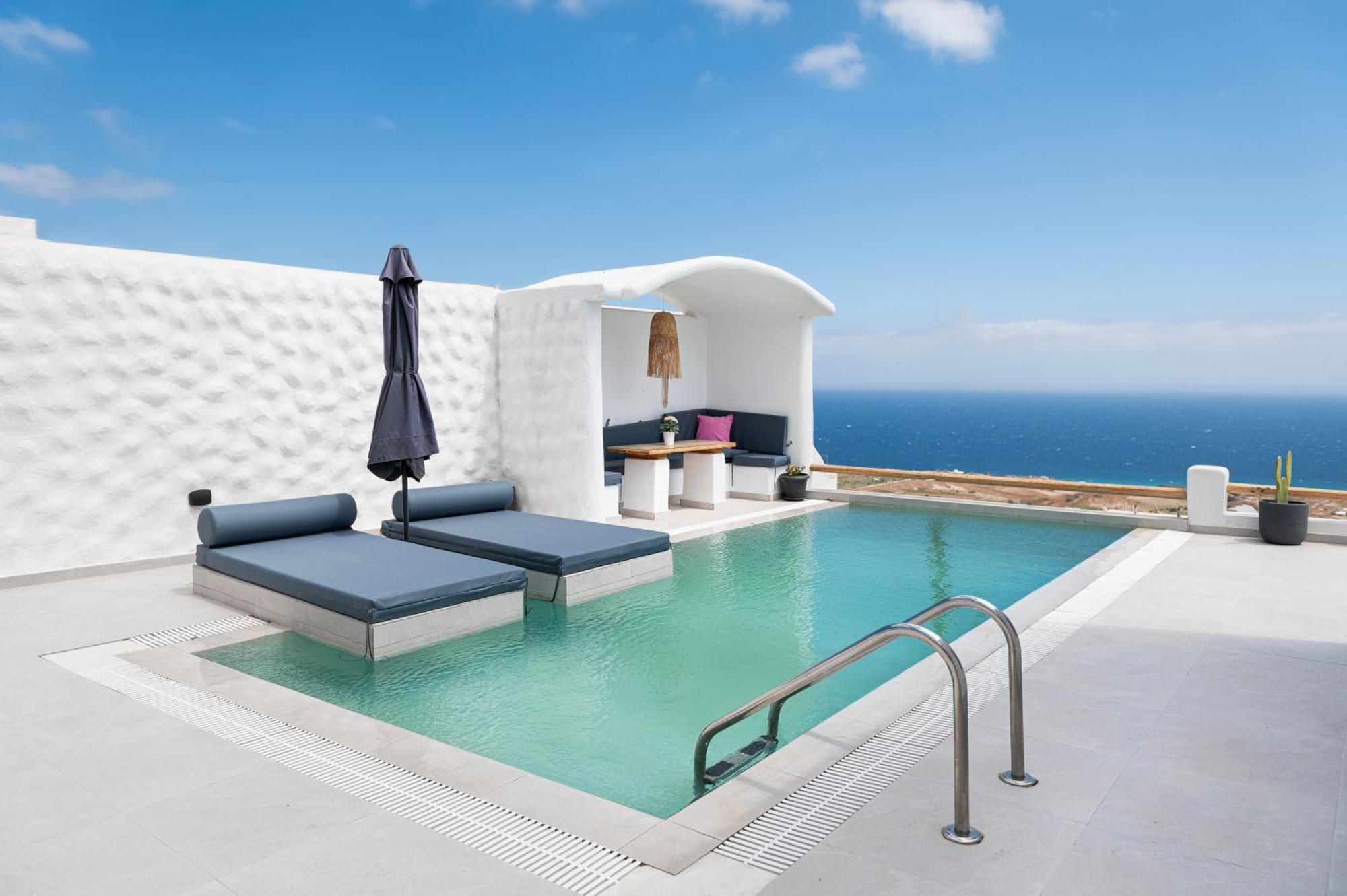Dream Villa Santorini Vúrvulosz Kültér fotó