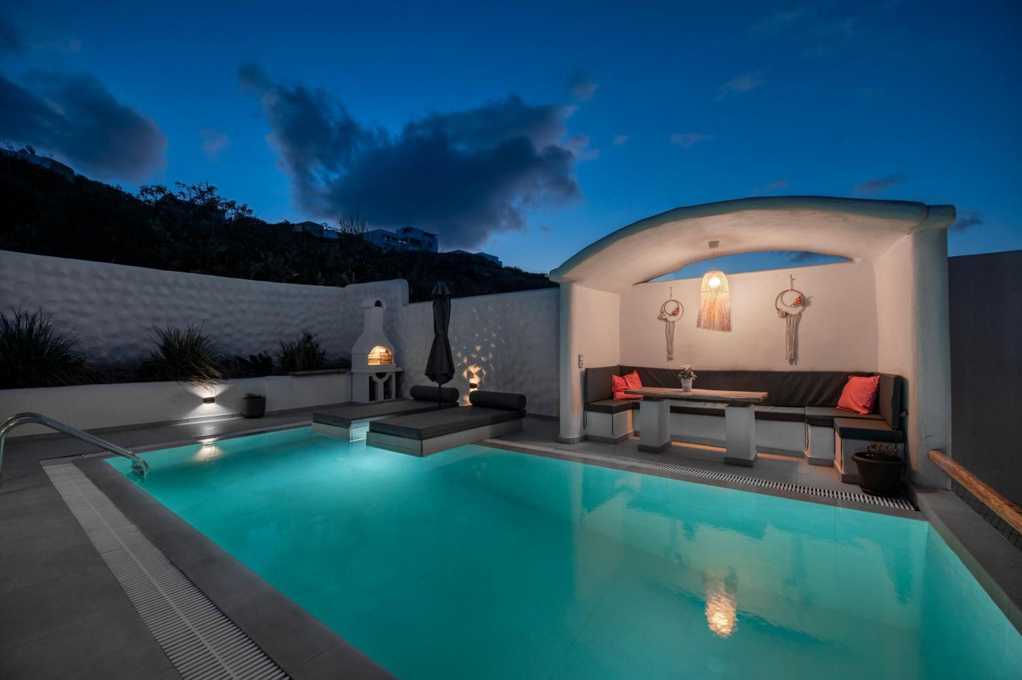 Dream Villa Santorini Vúrvulosz Kültér fotó