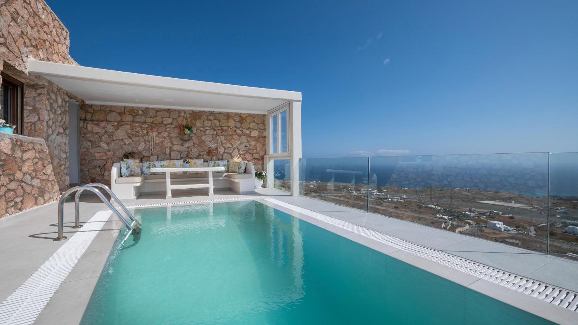 Dream Villa Santorini Vúrvulosz Kültér fotó