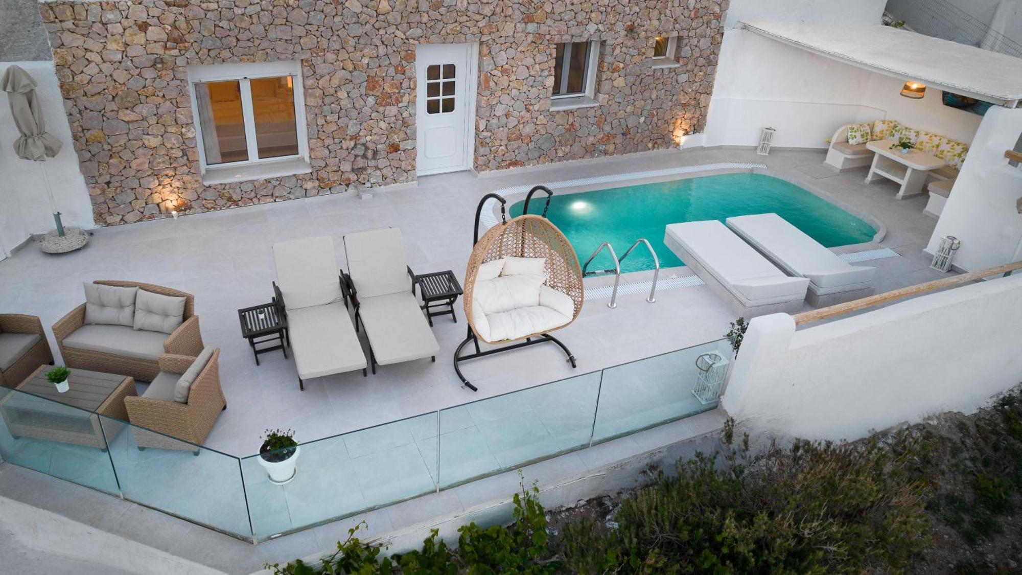 Dream Villa Santorini Vúrvulosz Kültér fotó
