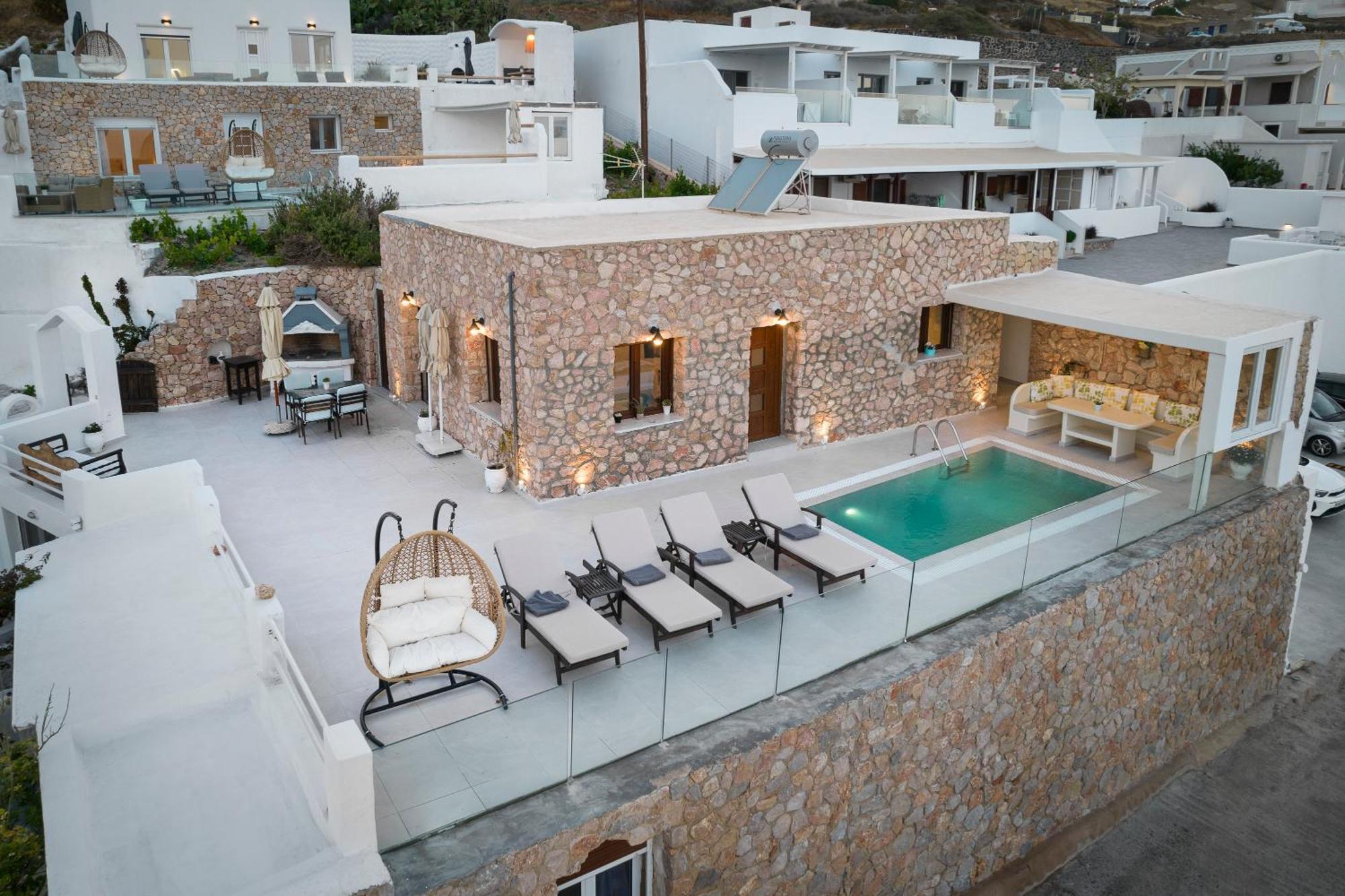 Dream Villa Santorini Vúrvulosz Kültér fotó