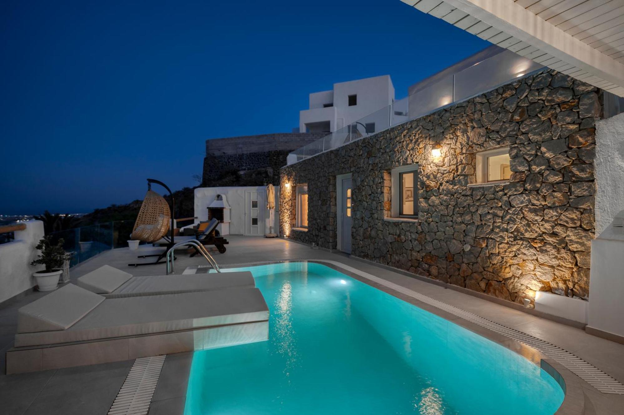 Dream Villa Santorini Vúrvulosz Kültér fotó