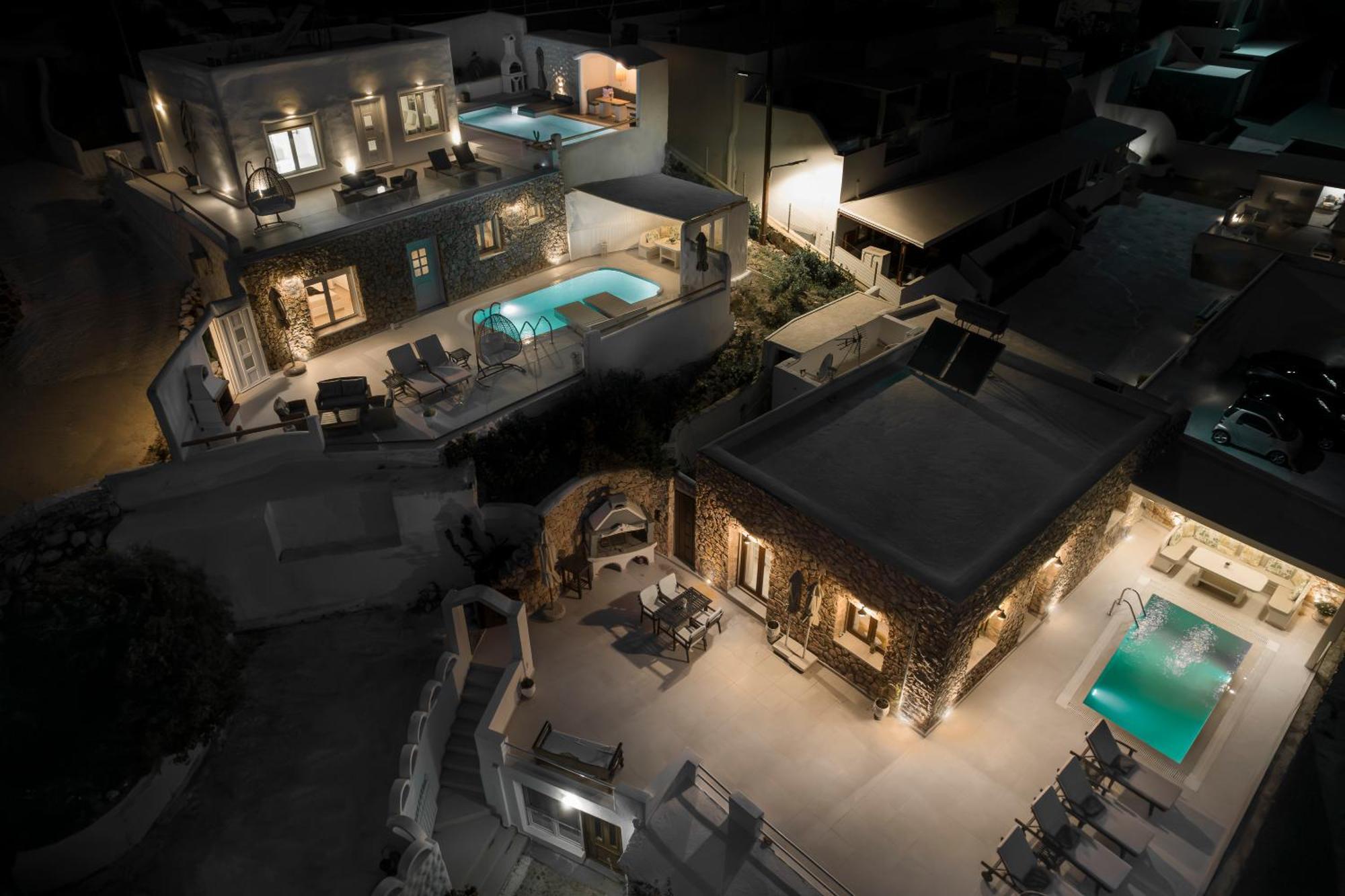 Dream Villa Santorini Vúrvulosz Kültér fotó