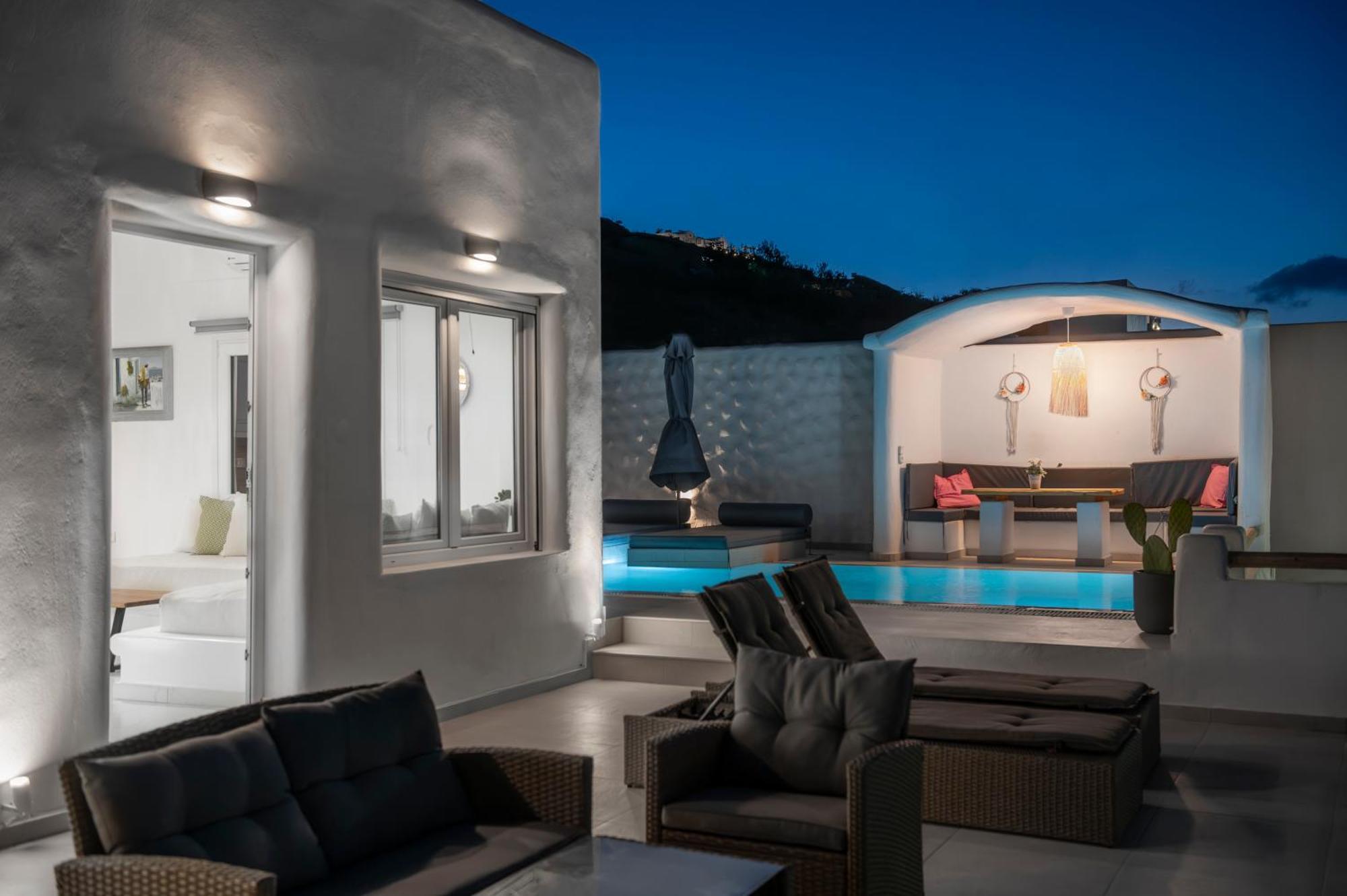 Dream Villa Santorini Vúrvulosz Kültér fotó